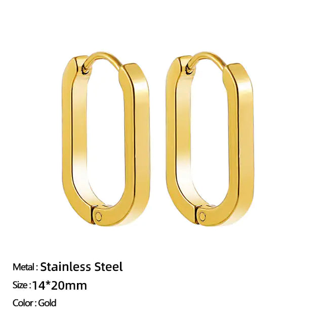 Classic Stainless Steel Earrings