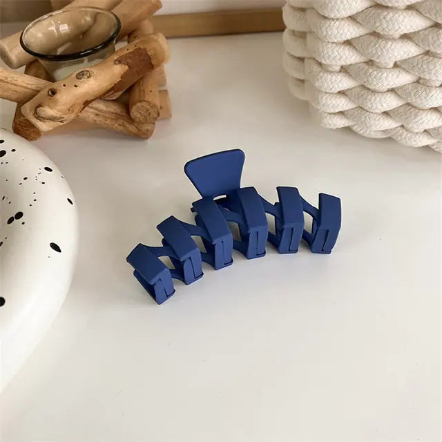 Geometric Flower Hair Clips