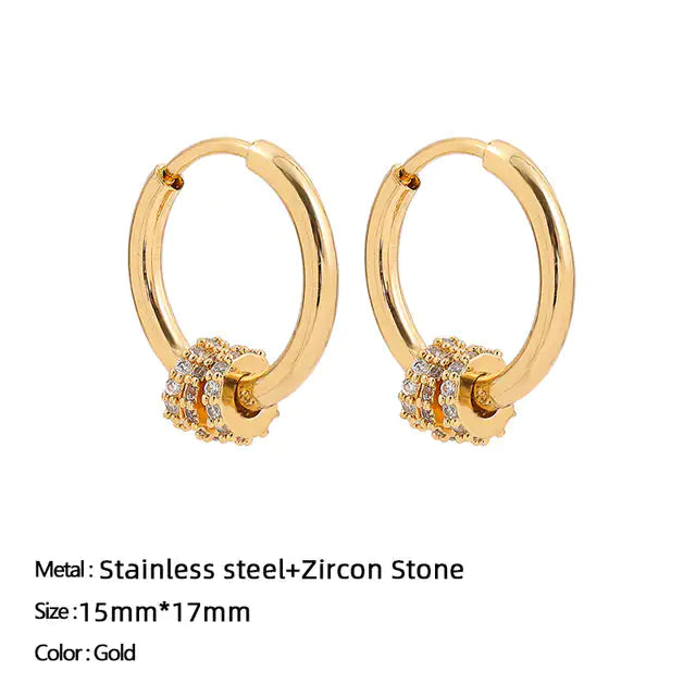 Classic Stainless Steel Earrings
