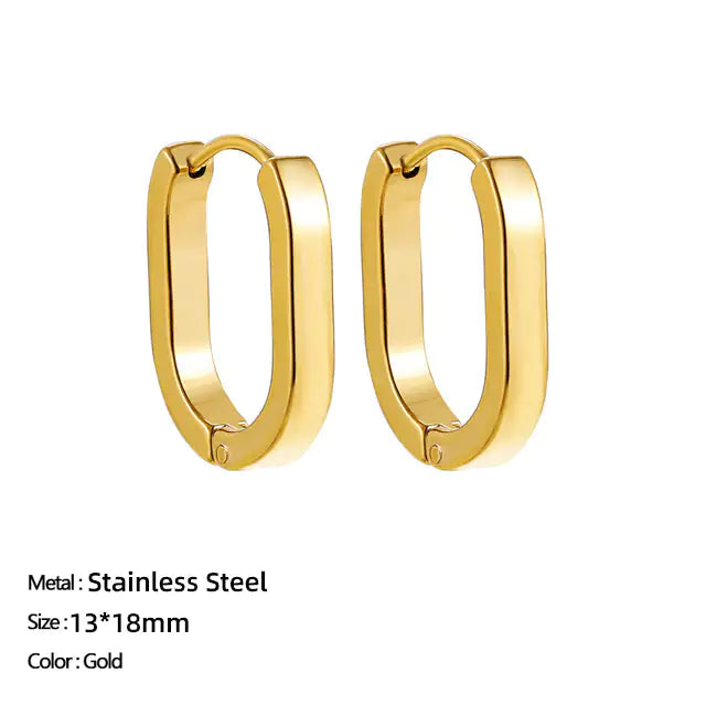 Classic Stainless Steel Earrings