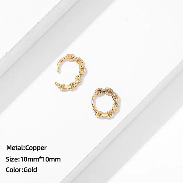 Classic Stainless Steel Earrings