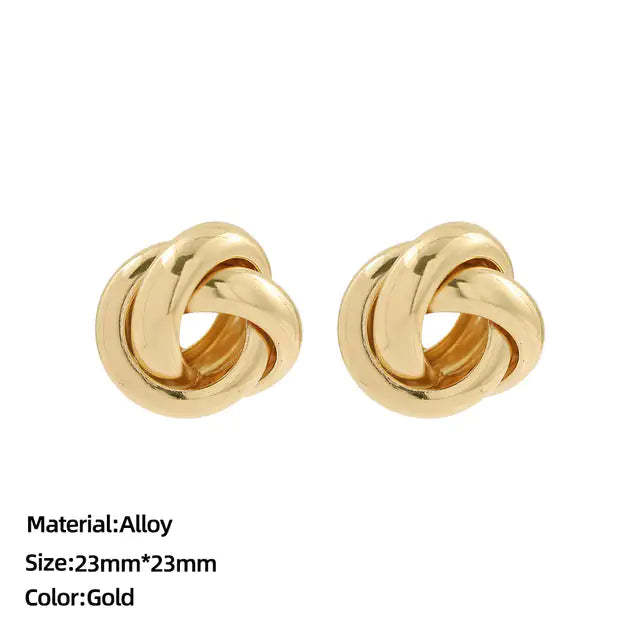 Classic Stainless Steel Earrings