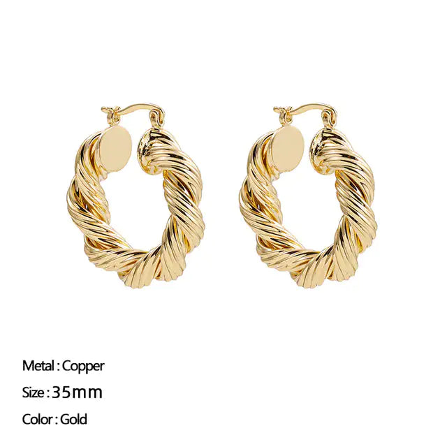 Classic Stainless Steel Earrings