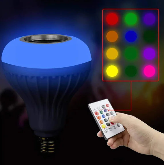 Smart LED Light Bulb with Bluetooth Speaker
