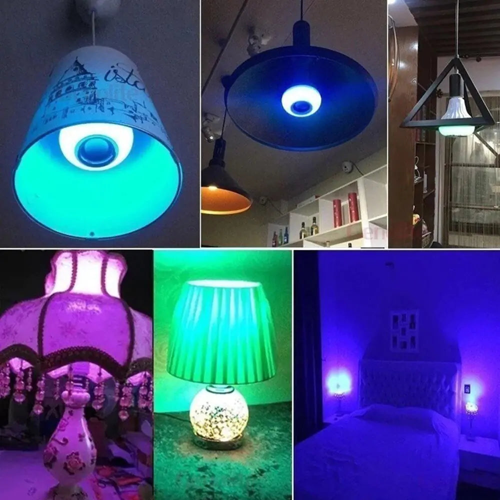 Smart LED Light Bulb with Bluetooth Speaker