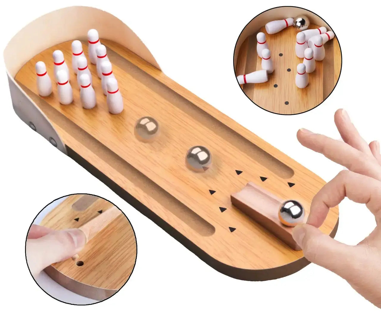 Desk Bowling Fun Set