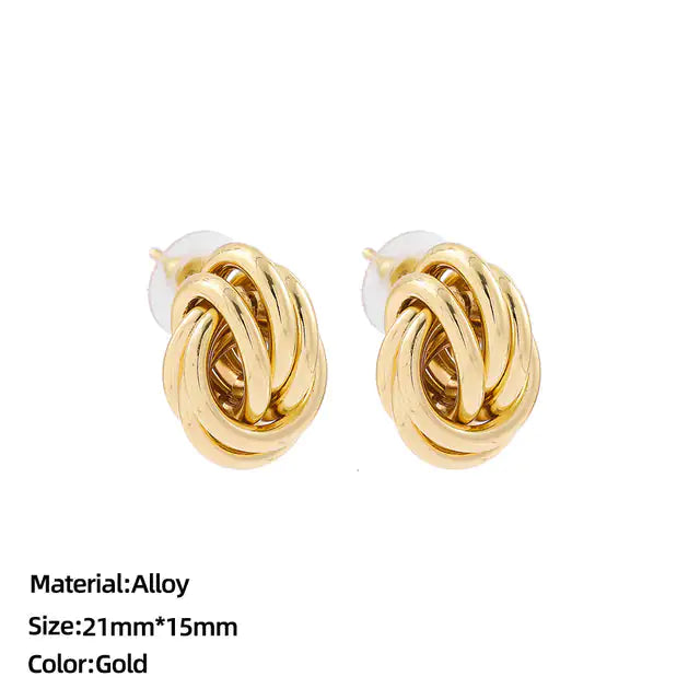 Classic Stainless Steel Earrings