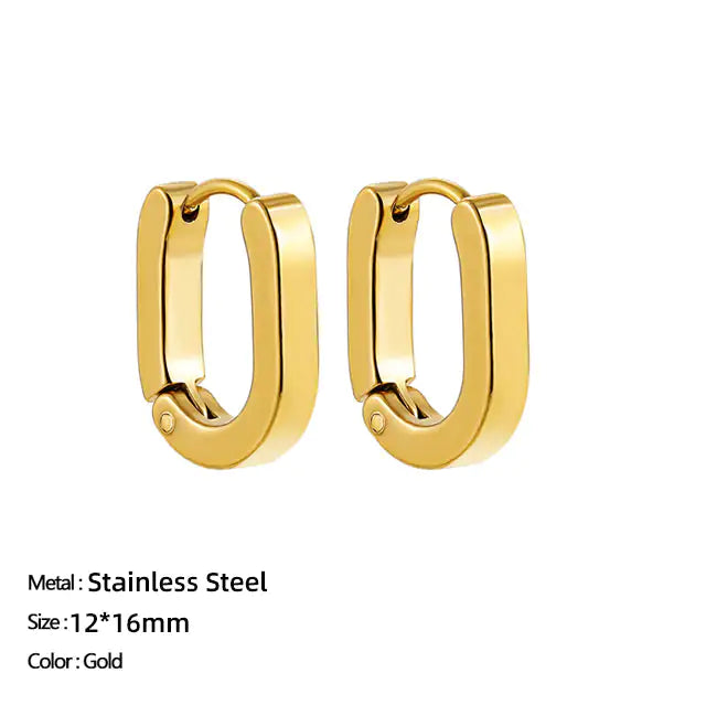 Classic Stainless Steel Earrings