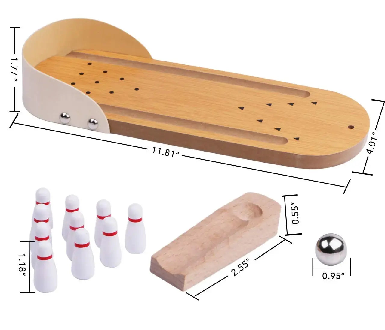 Desk Bowling Fun Set