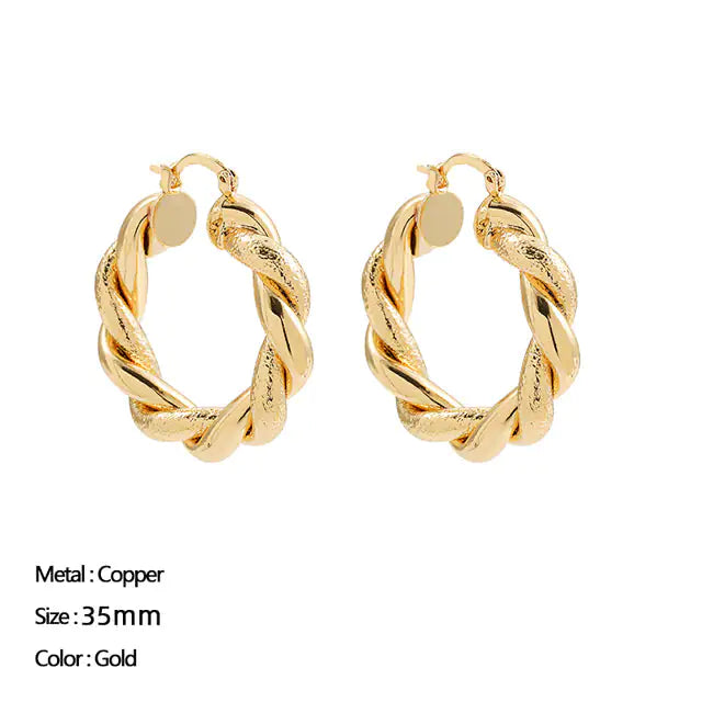Classic Stainless Steel Earrings