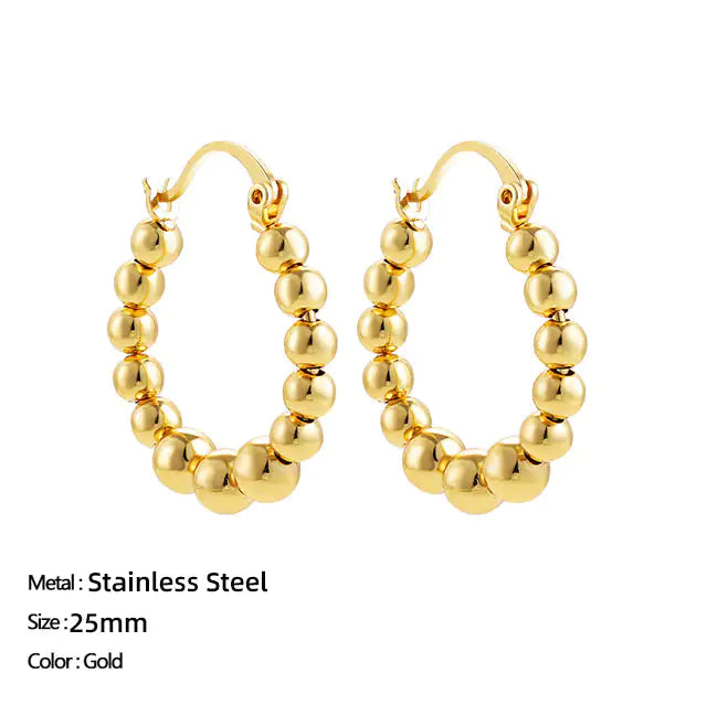 Classic Stainless Steel Earrings