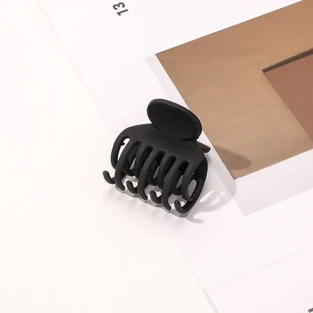 Geometric Flower Hair Clips