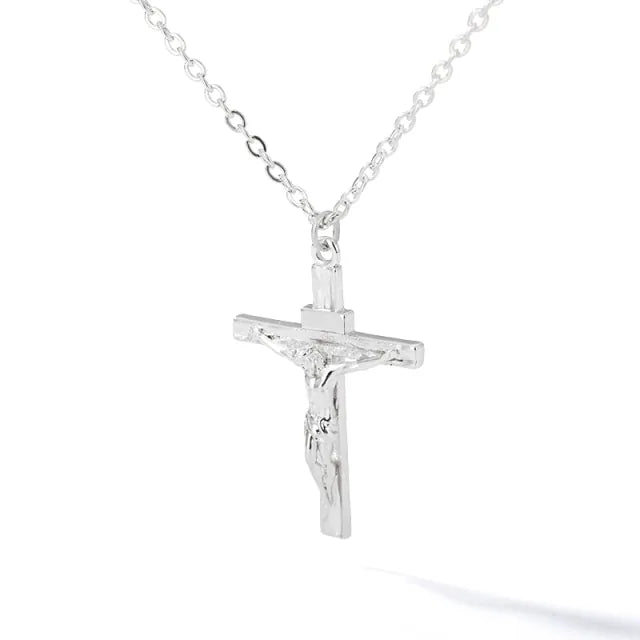 Stainless Steel Chain Cross Necklace